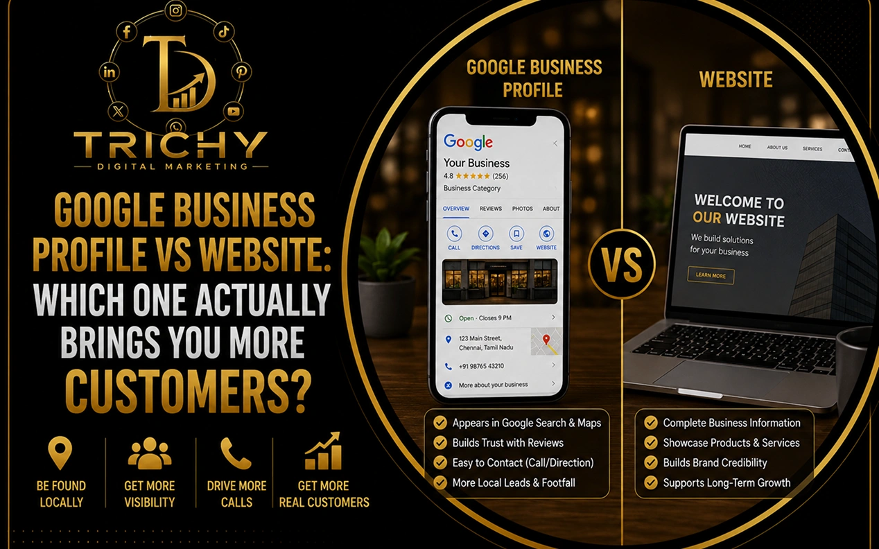Google Business Profile vs Website: Which One Actually Brings You More Customers?